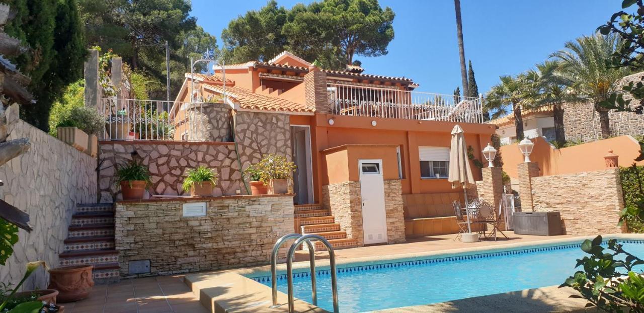 Villa En Denia Con Vistas Al Mediterraneo 外观 照片