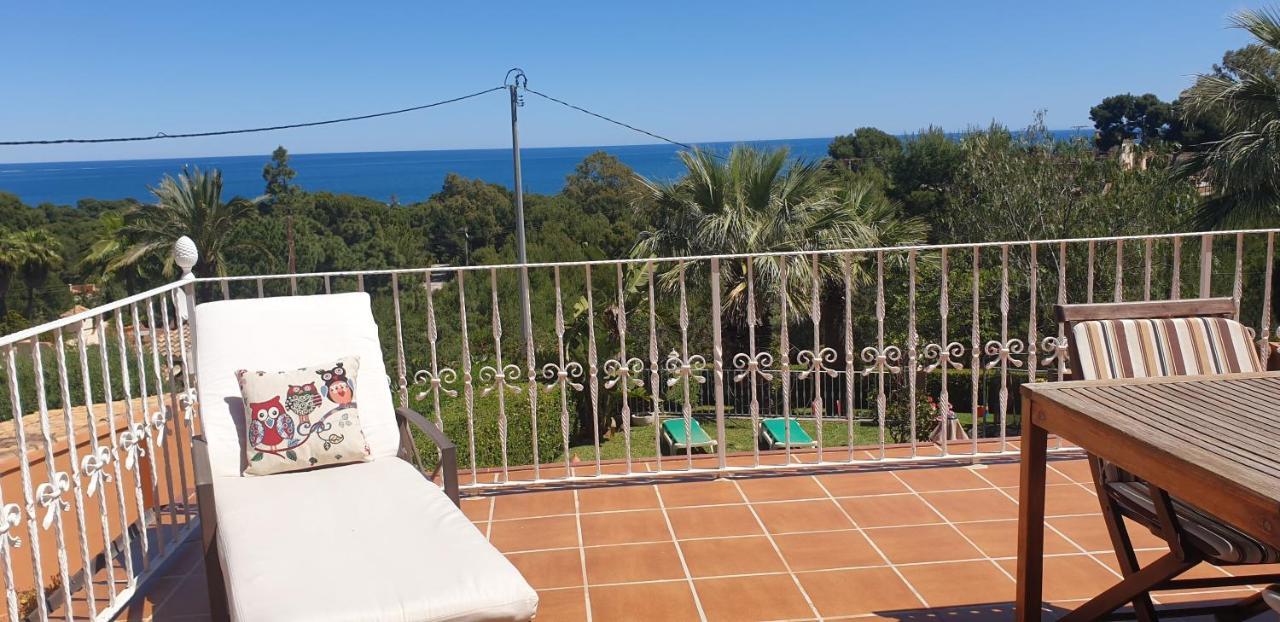Villa En Denia Con Vistas Al Mediterraneo 外观 照片